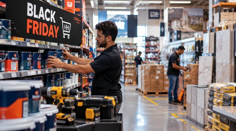 Black Friday 2026 para lojas de materiais de construção: como se preparar para vender mais.